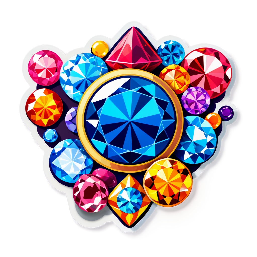 Gems Sticker Kit