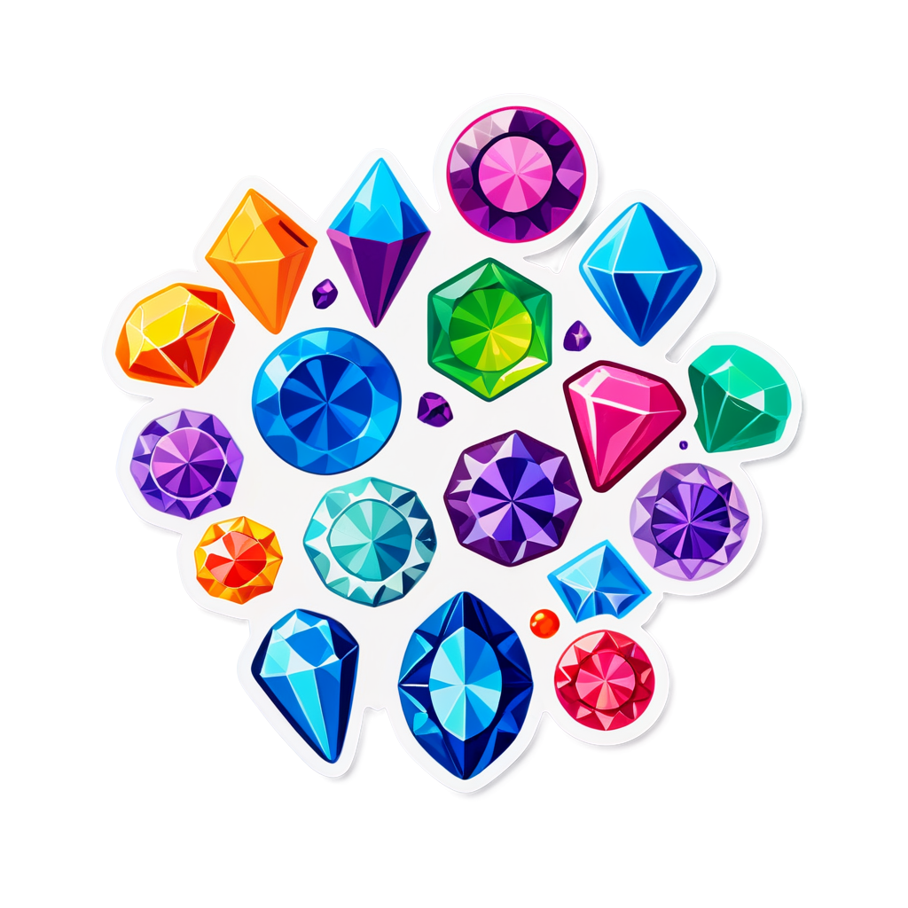 Gems Sticker Ideas