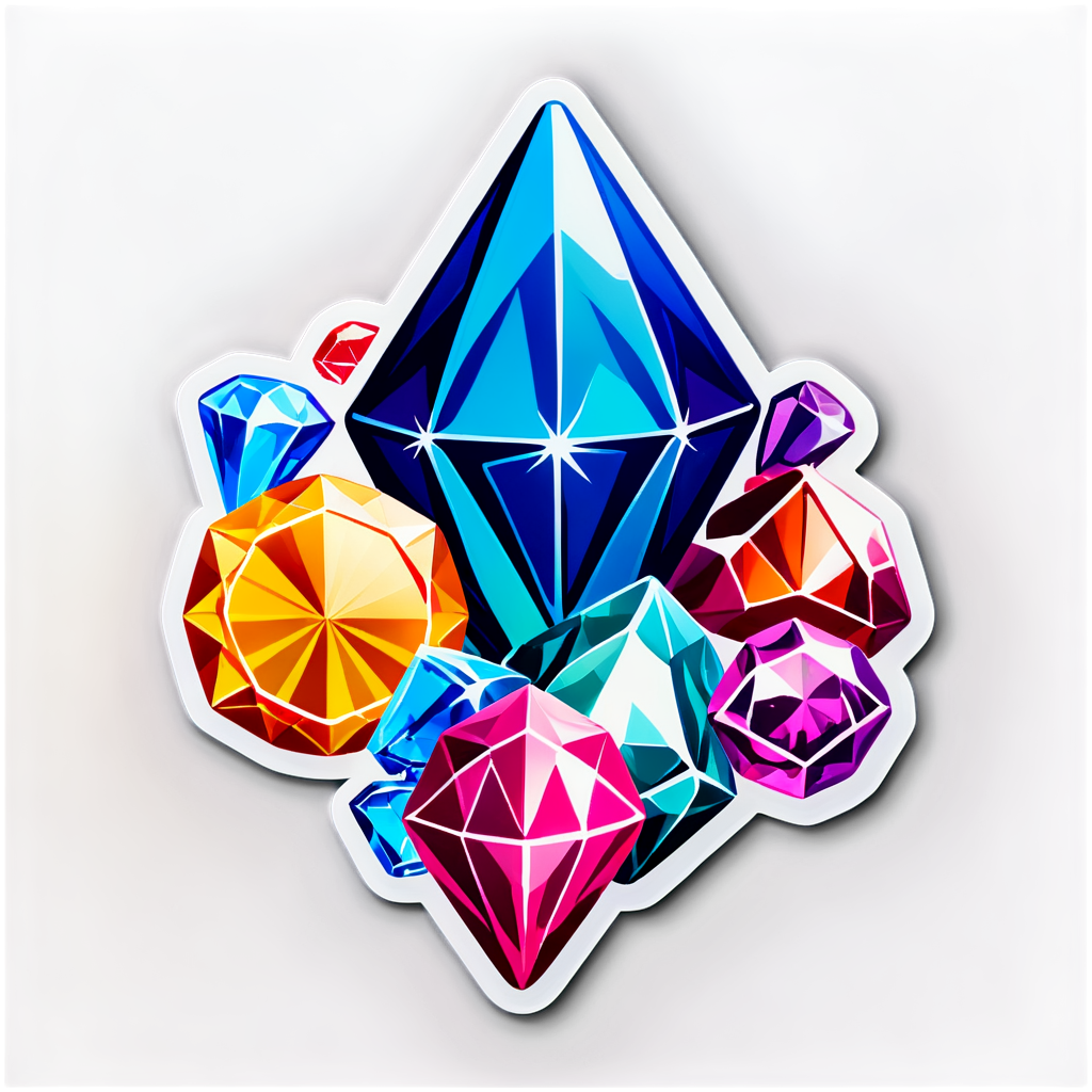 Gems Sticker Ideas