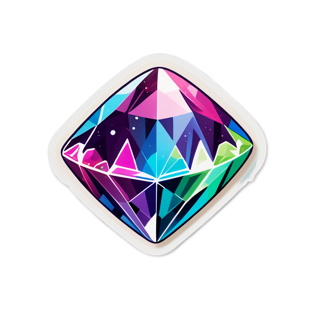 Cute Gemstone Sticker