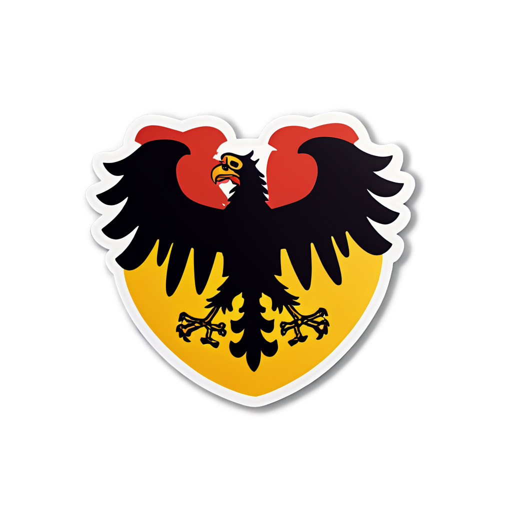 Cute Germany Sticker