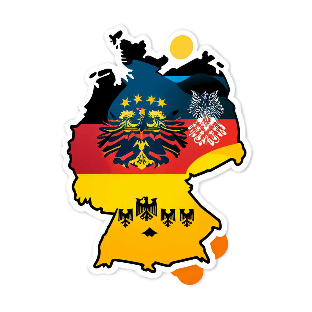 Cute Germany Sticker