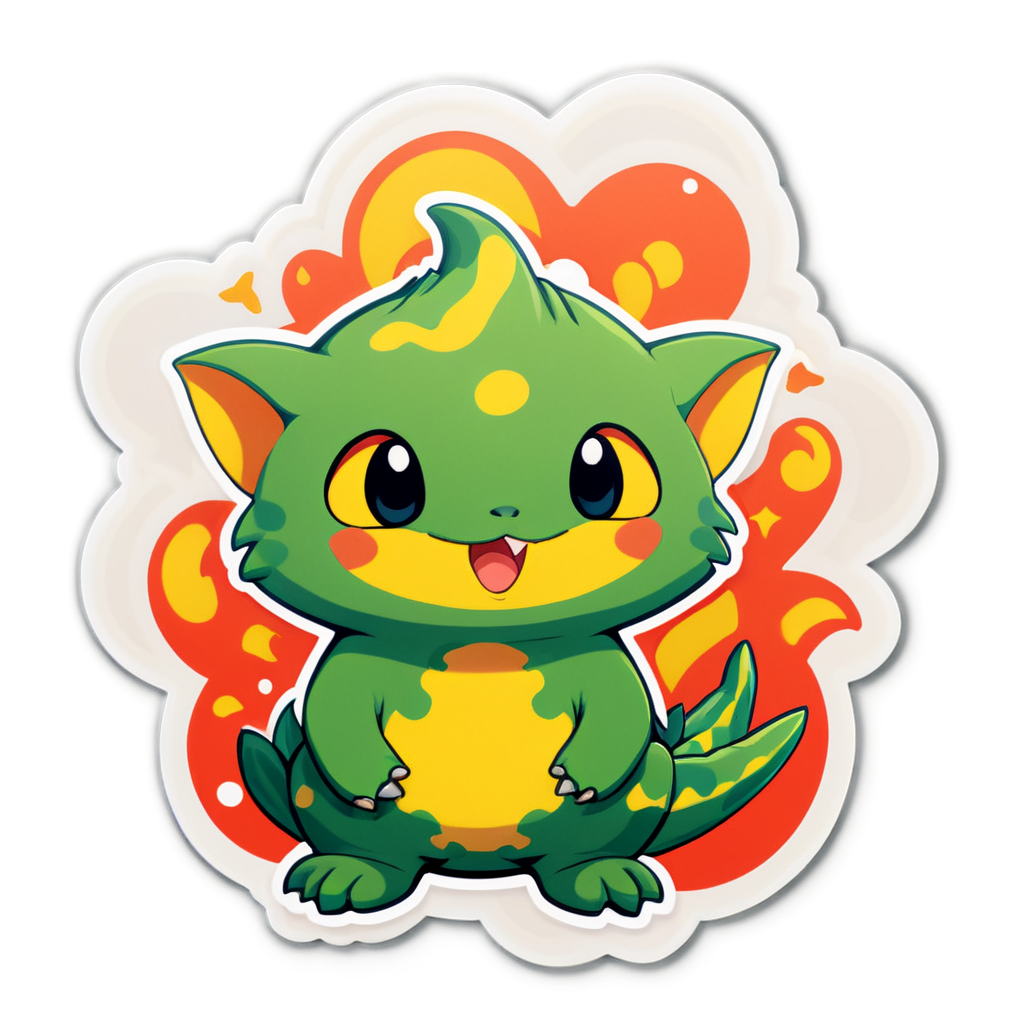 Cute Ghidra Sticker