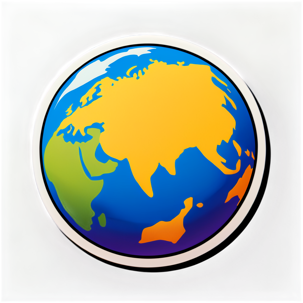 Globe Sticker Ideas