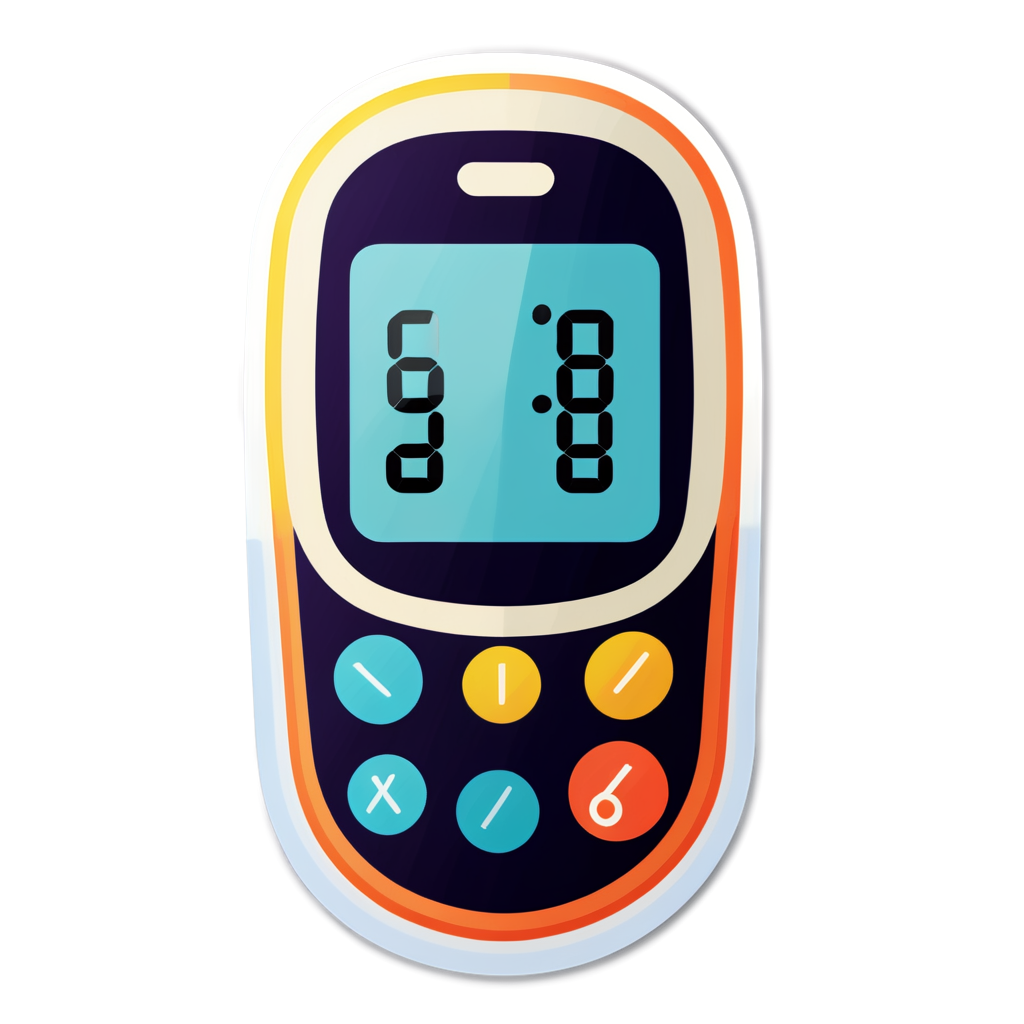 Glucometer Sticker Ideas