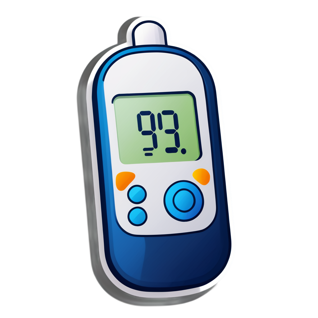 Cute Glucometer Sticker