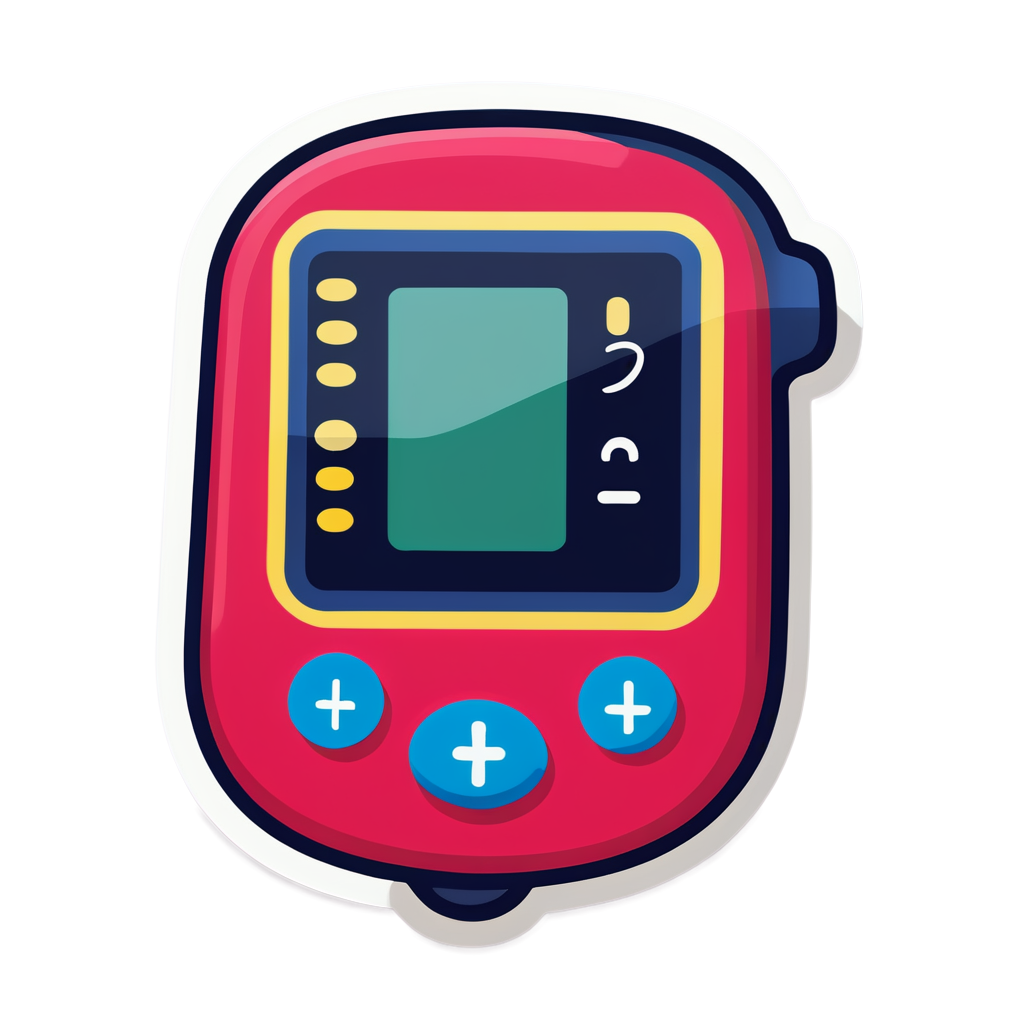 Cute Glucometer Sticker