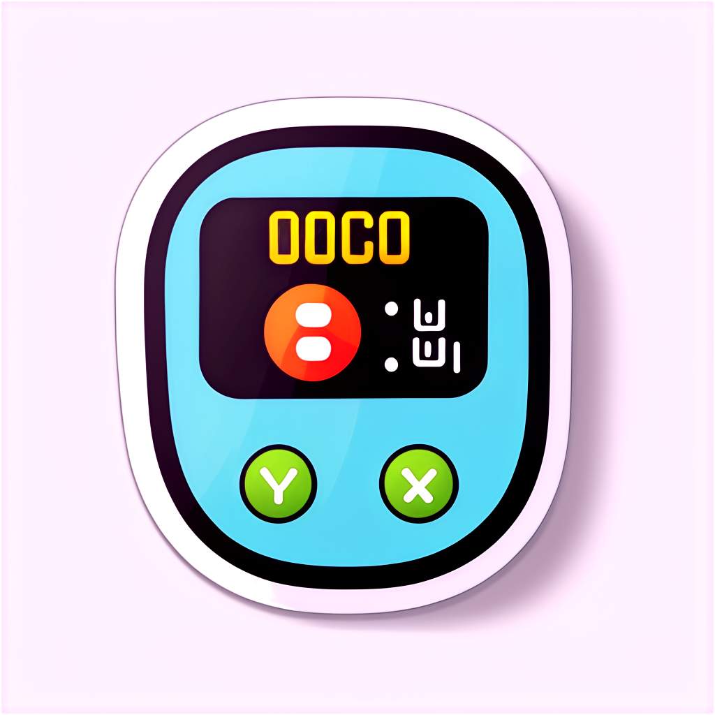 Cute Glucometer Sticker