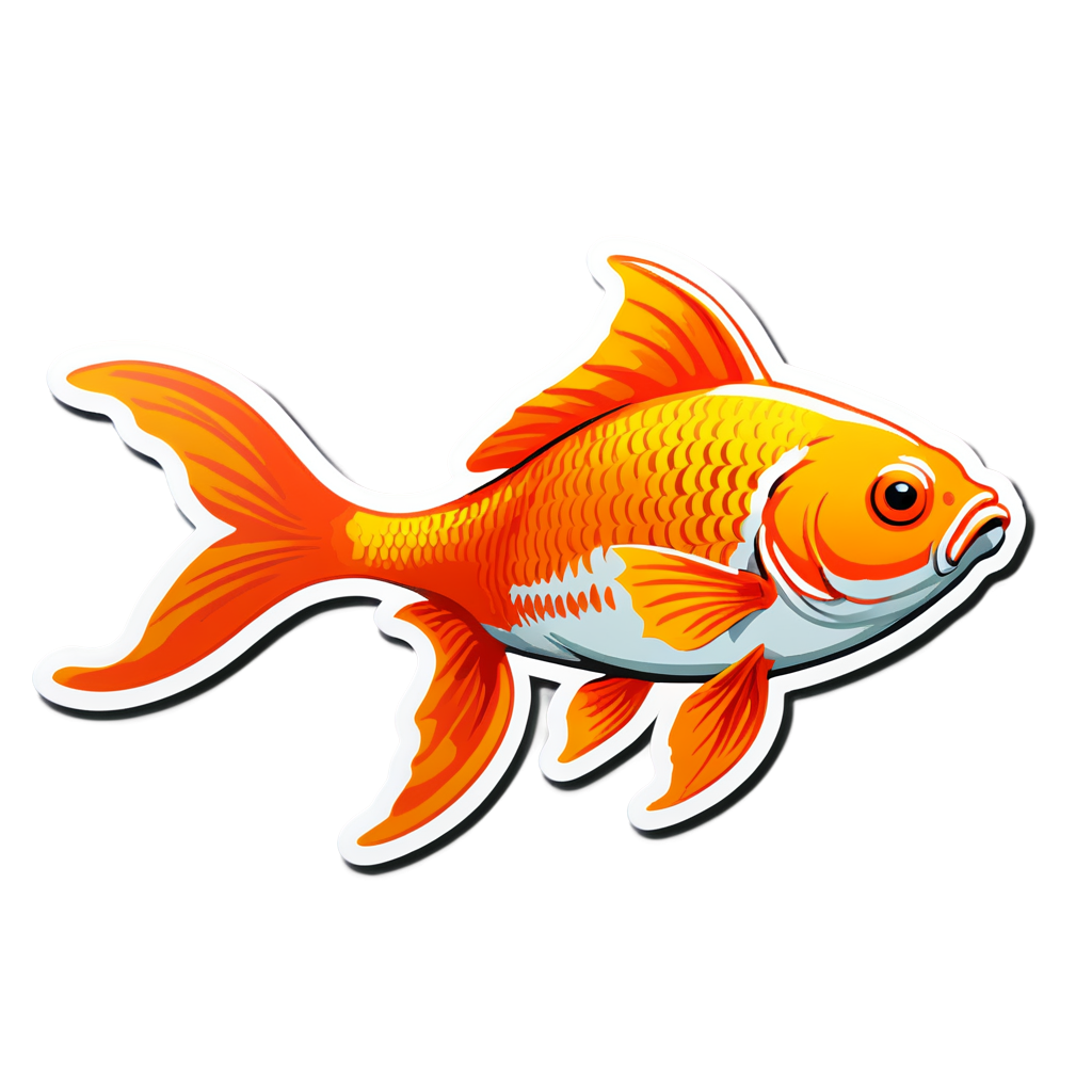 Goldfish Sticker Kit