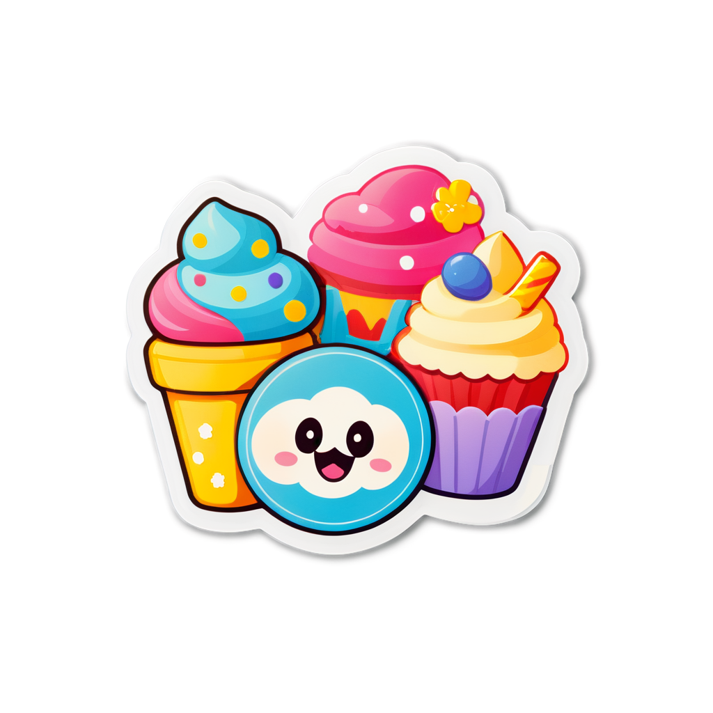 Cute Goodies Sticker