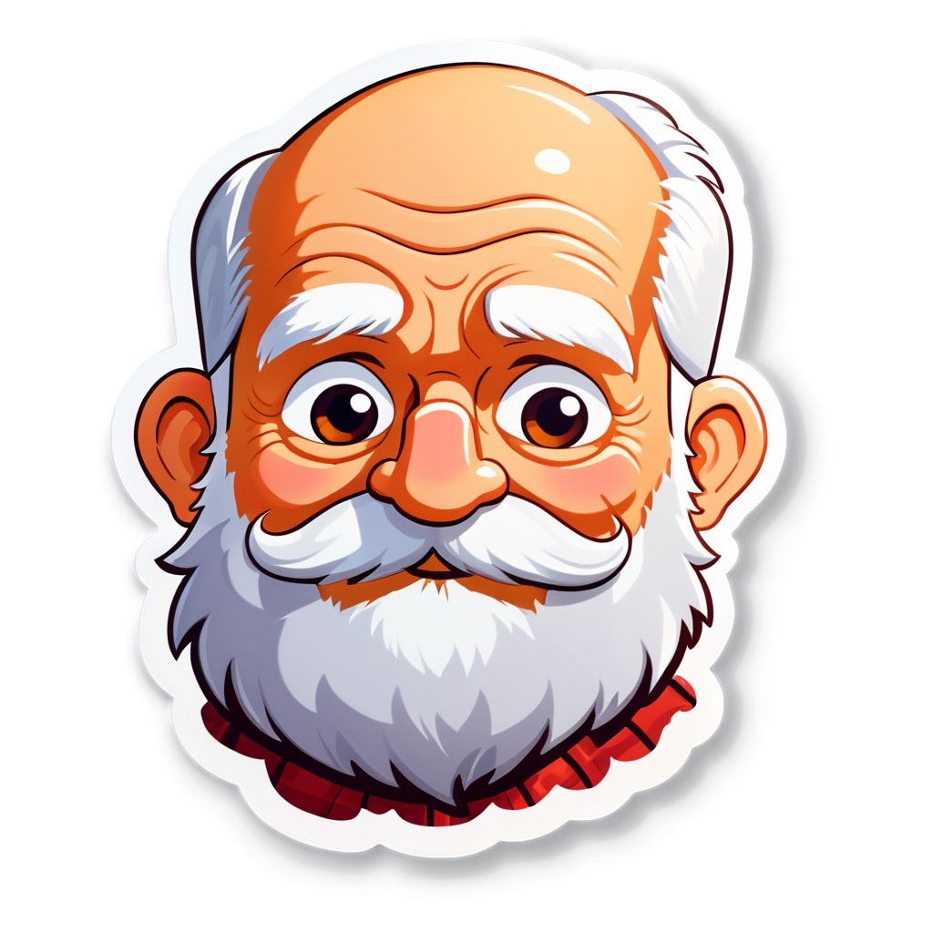 Cute Grandpa Sticker