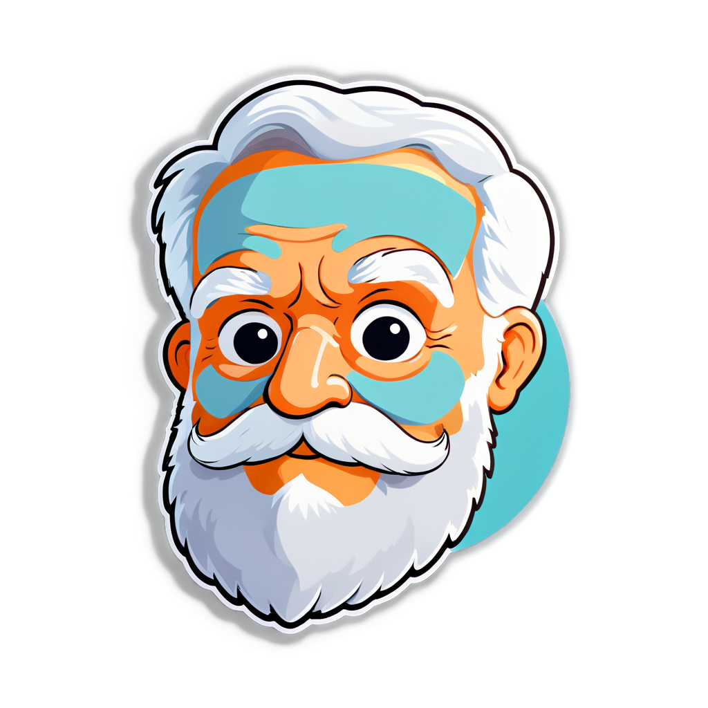 Cute Grandpa Sticker