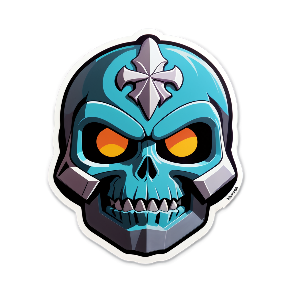 Cute Grayskull Sticker