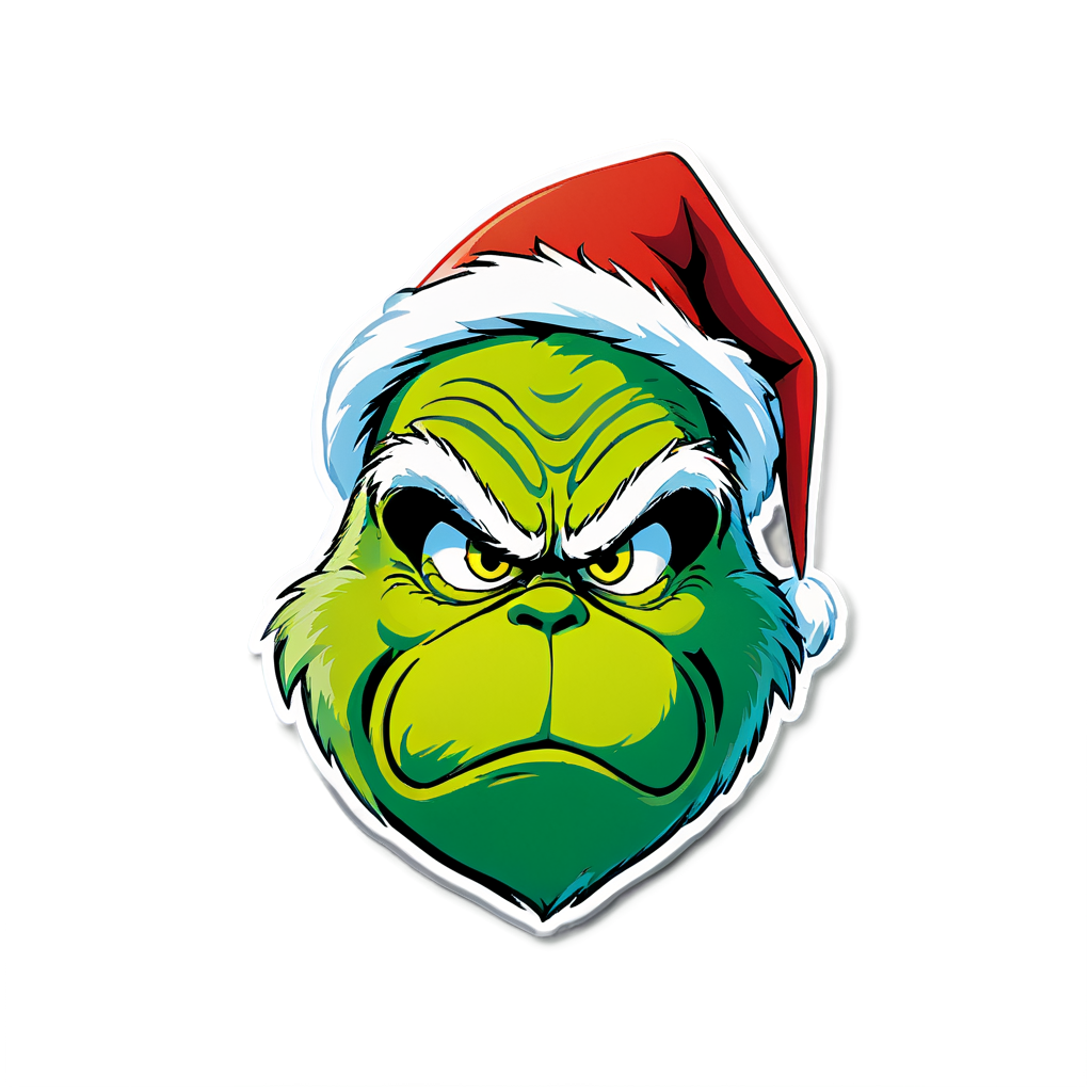 Grinch Sticker Kit