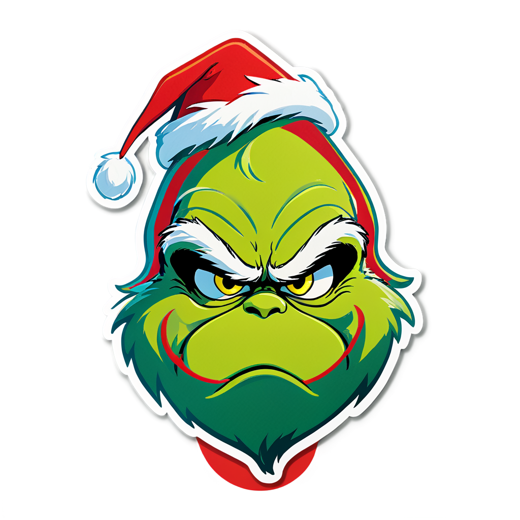 Grinch Sticker Kit