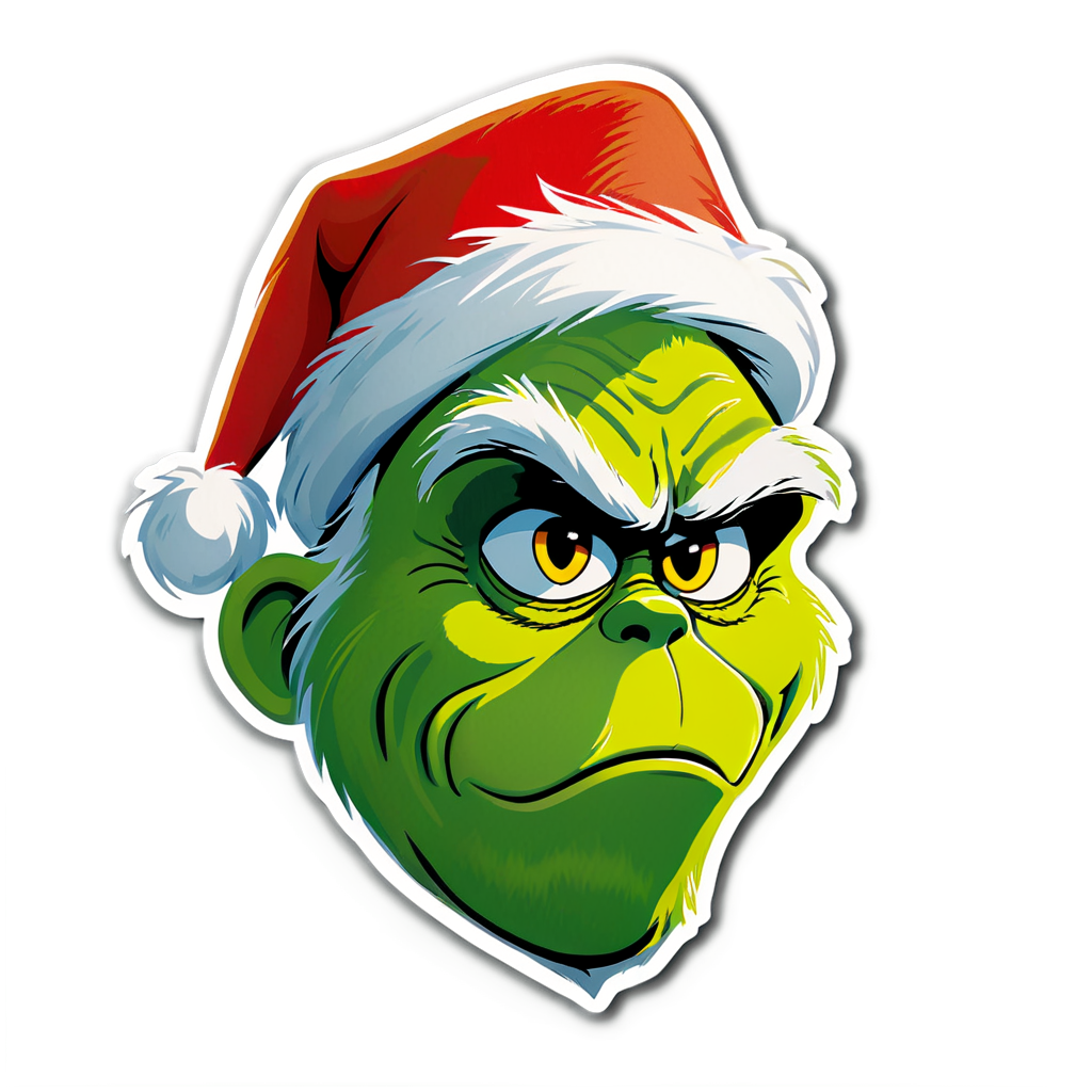 Grinch Sticker Kit