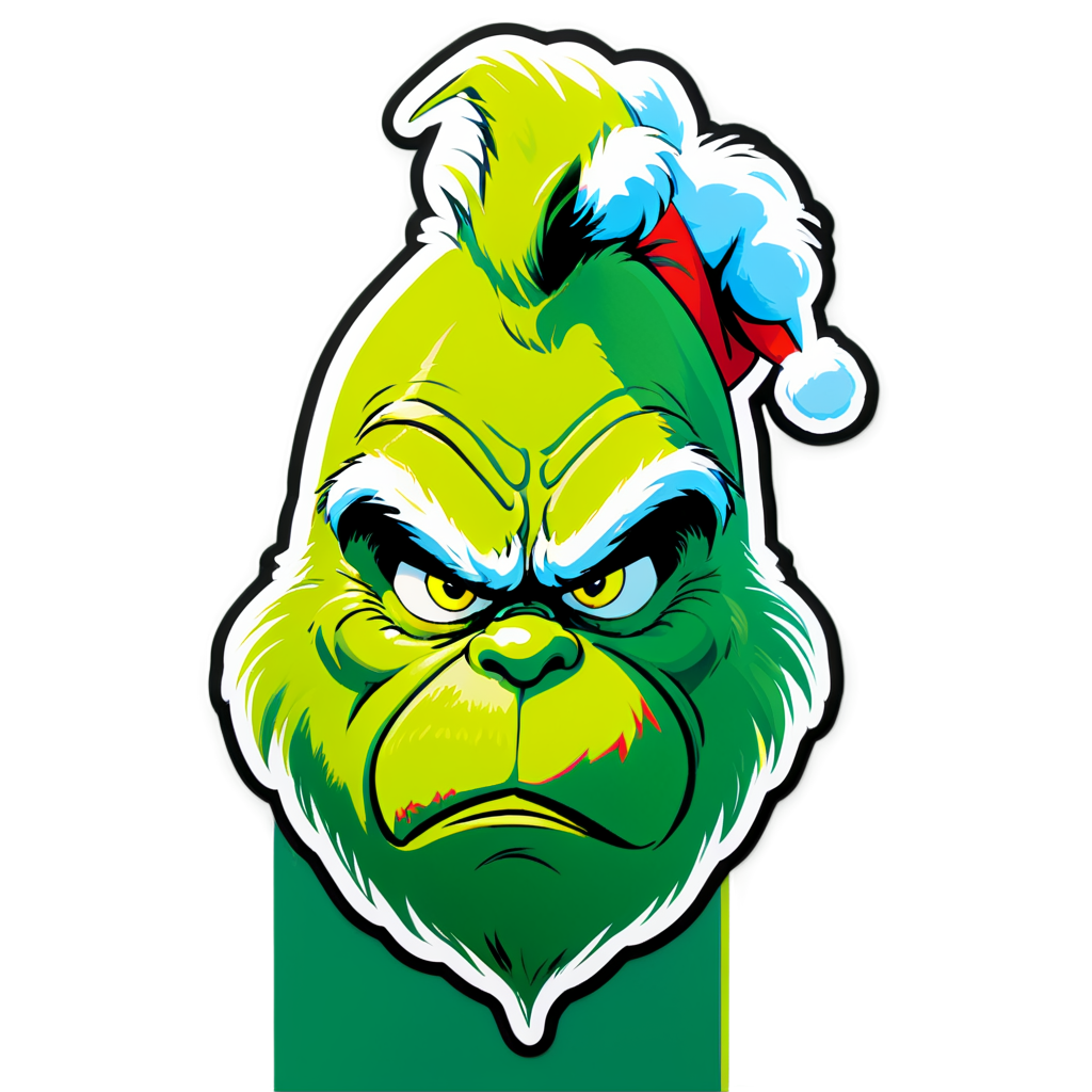 Grinch Sticker Kit