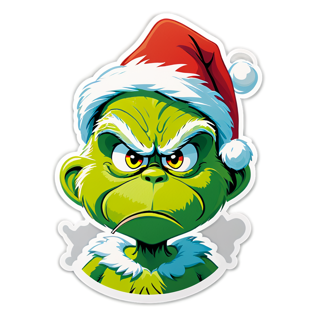 Cute Grinch Sticker