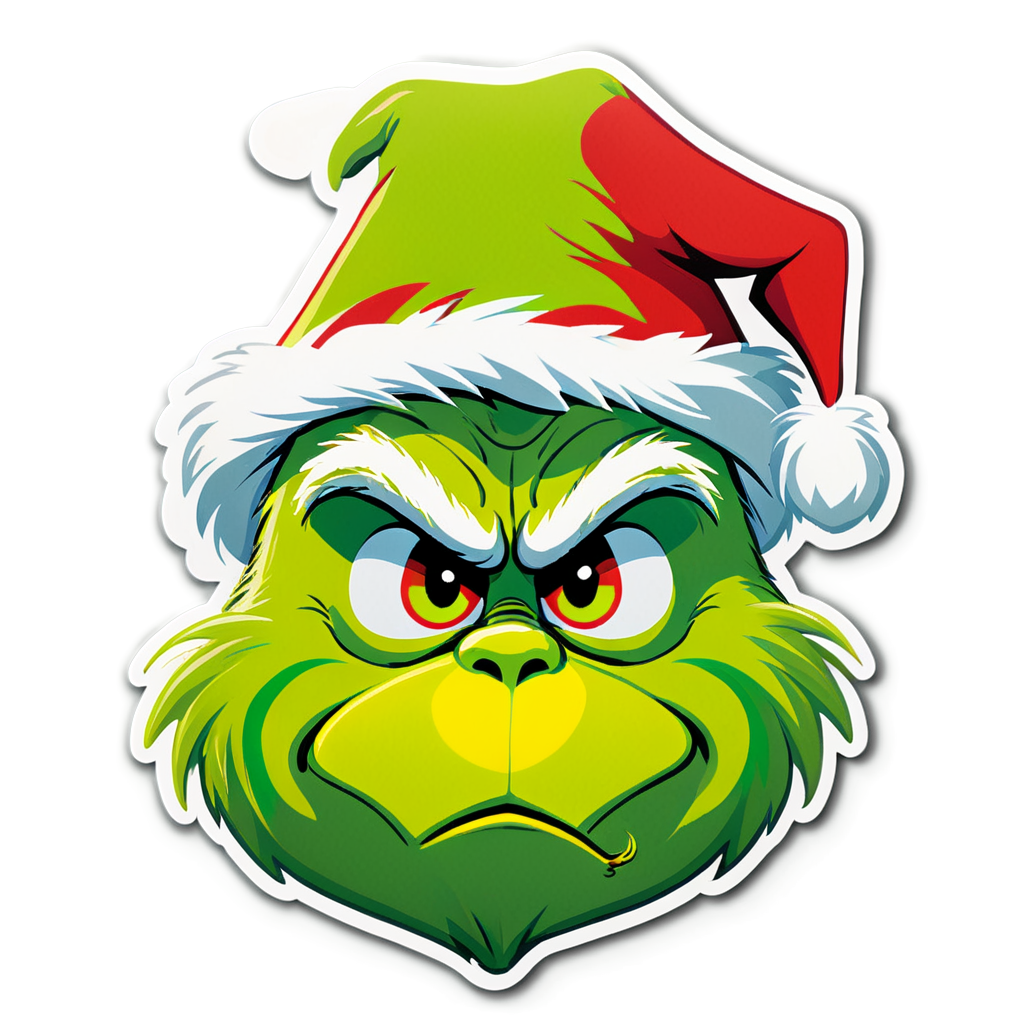 Cute Grinch Sticker