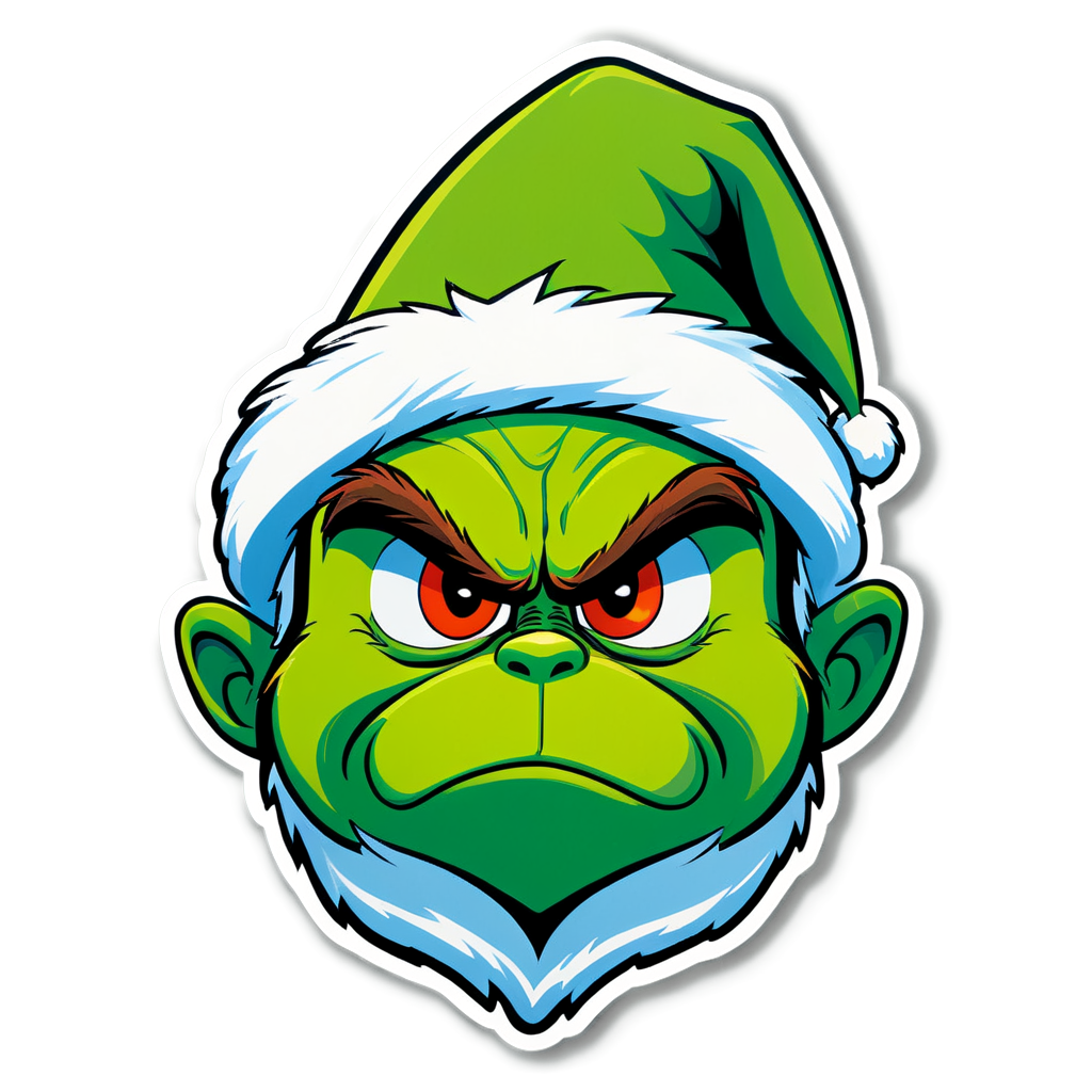 Cute Grinch Sticker