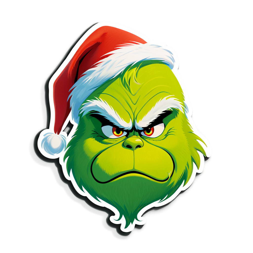 Cute Grinch Sticker