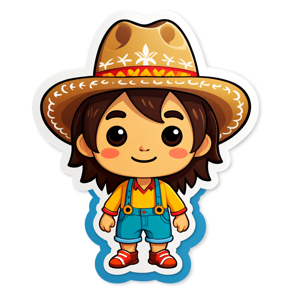 Cute Gringo Sticker