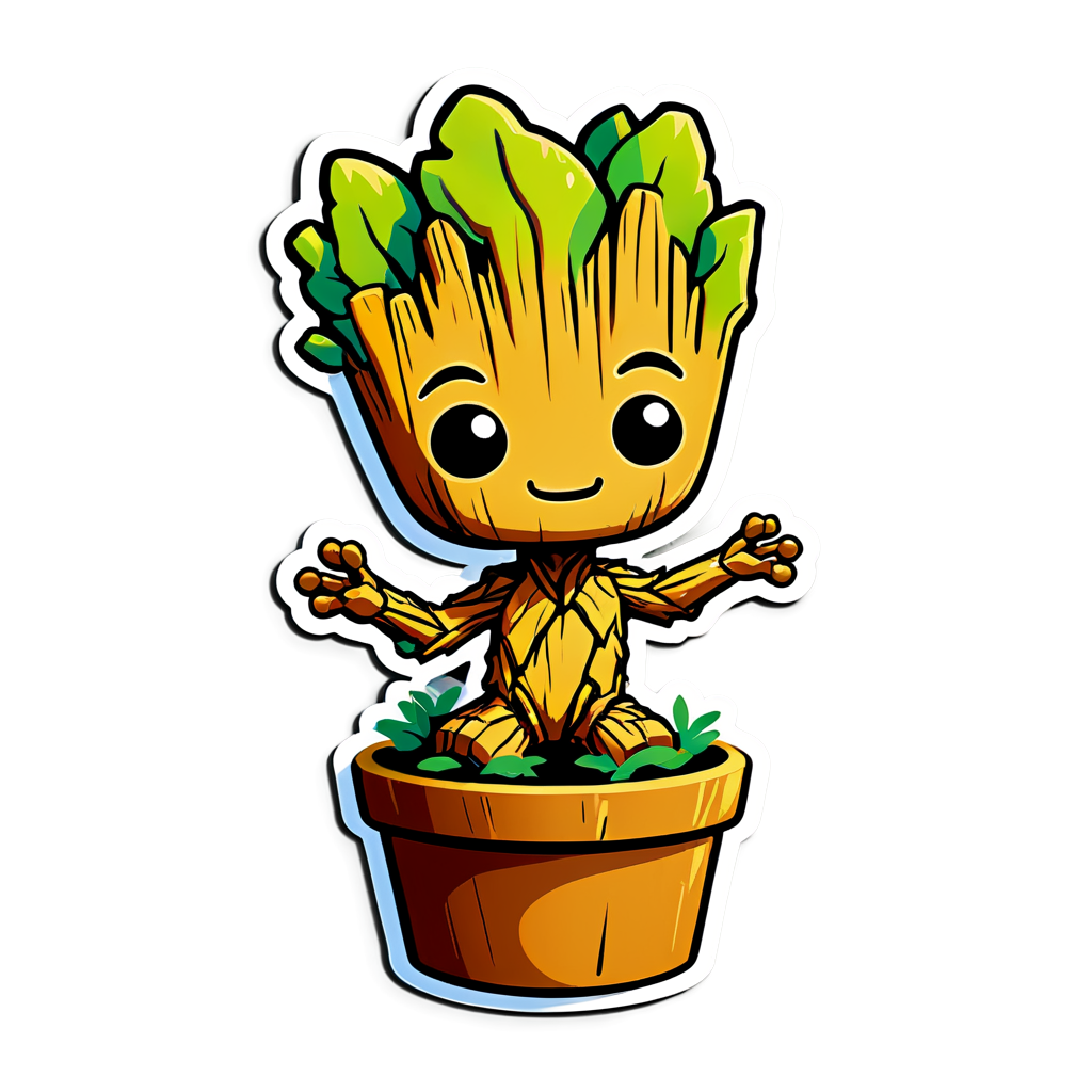 Groot Sticker Ideas