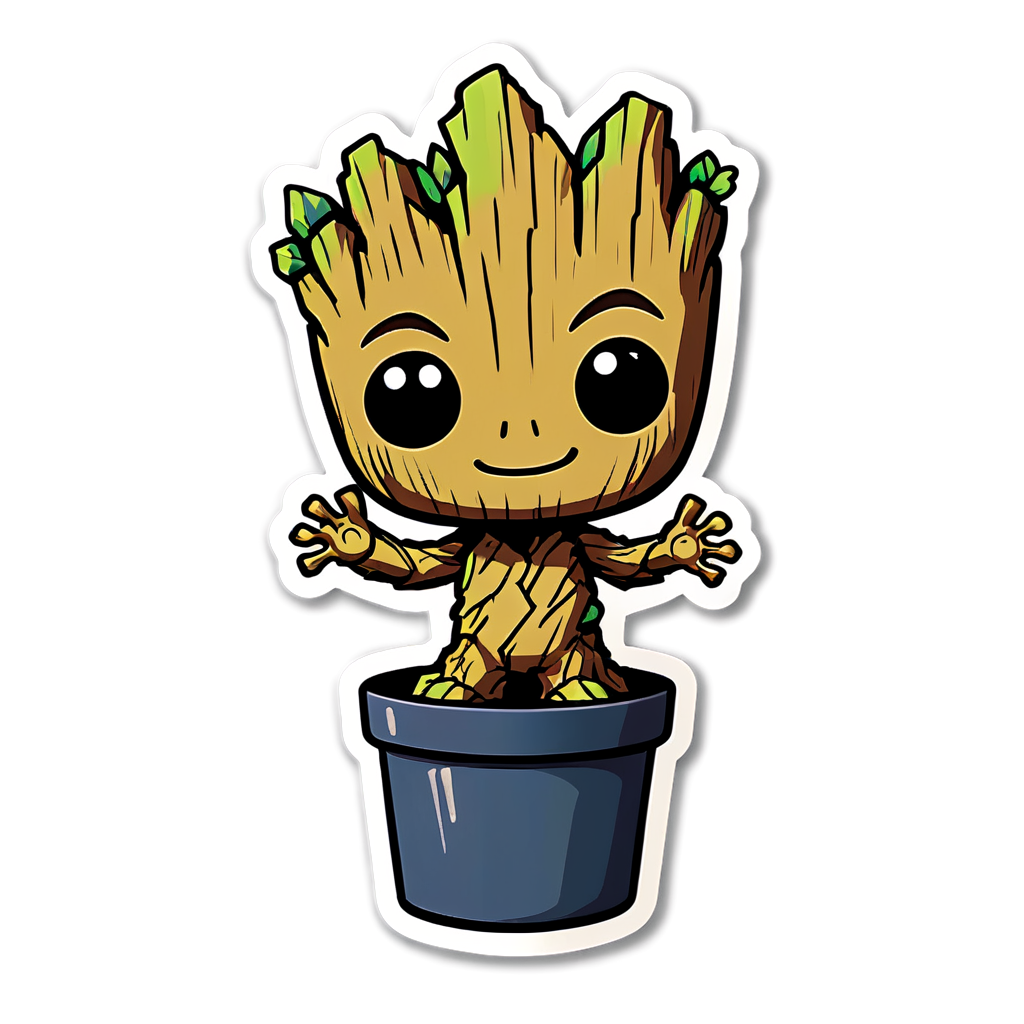 Cute Groot Sticker