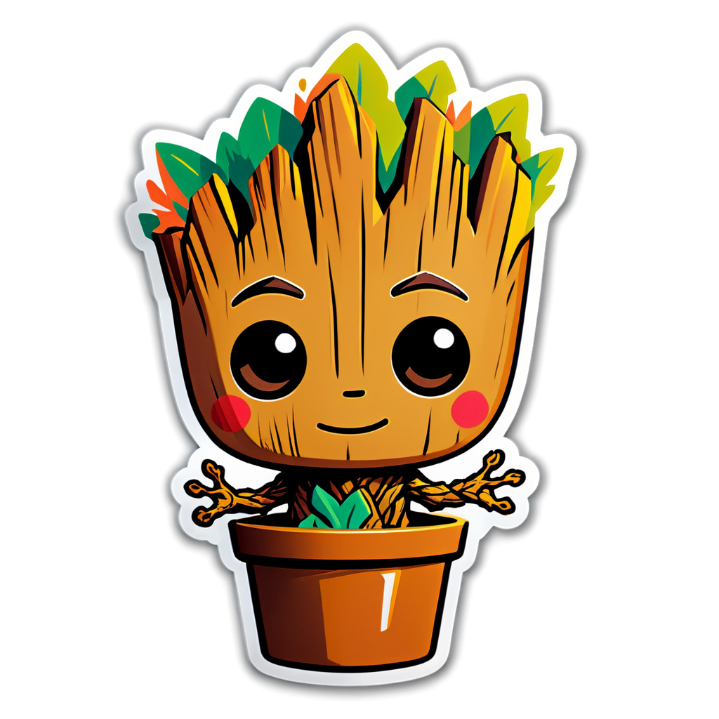 Cute Groot Sticker