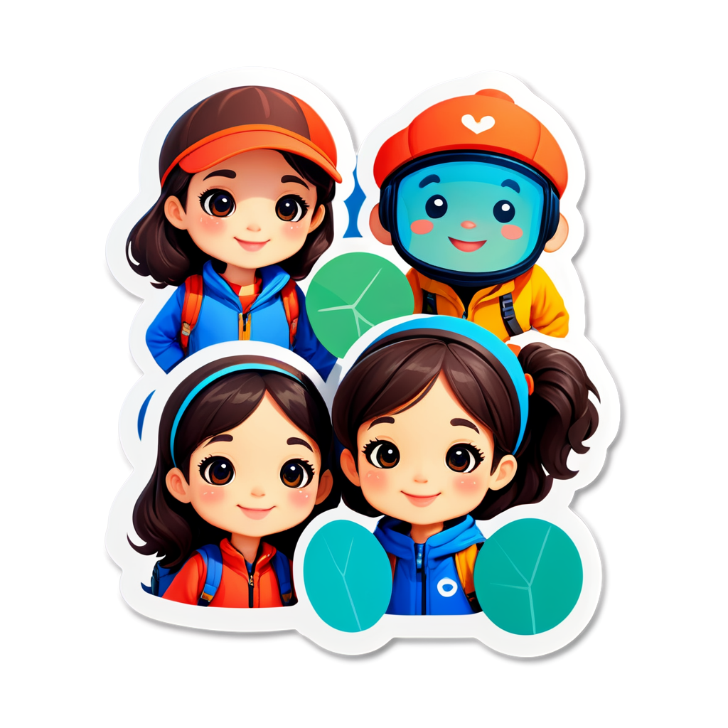 Cute Guides Sticker