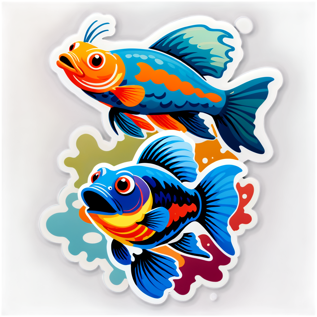 Guppies Sticker Kit