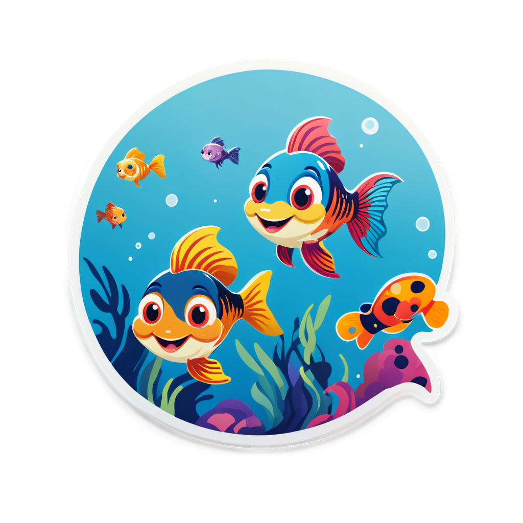 Guppies Sticker Ideas