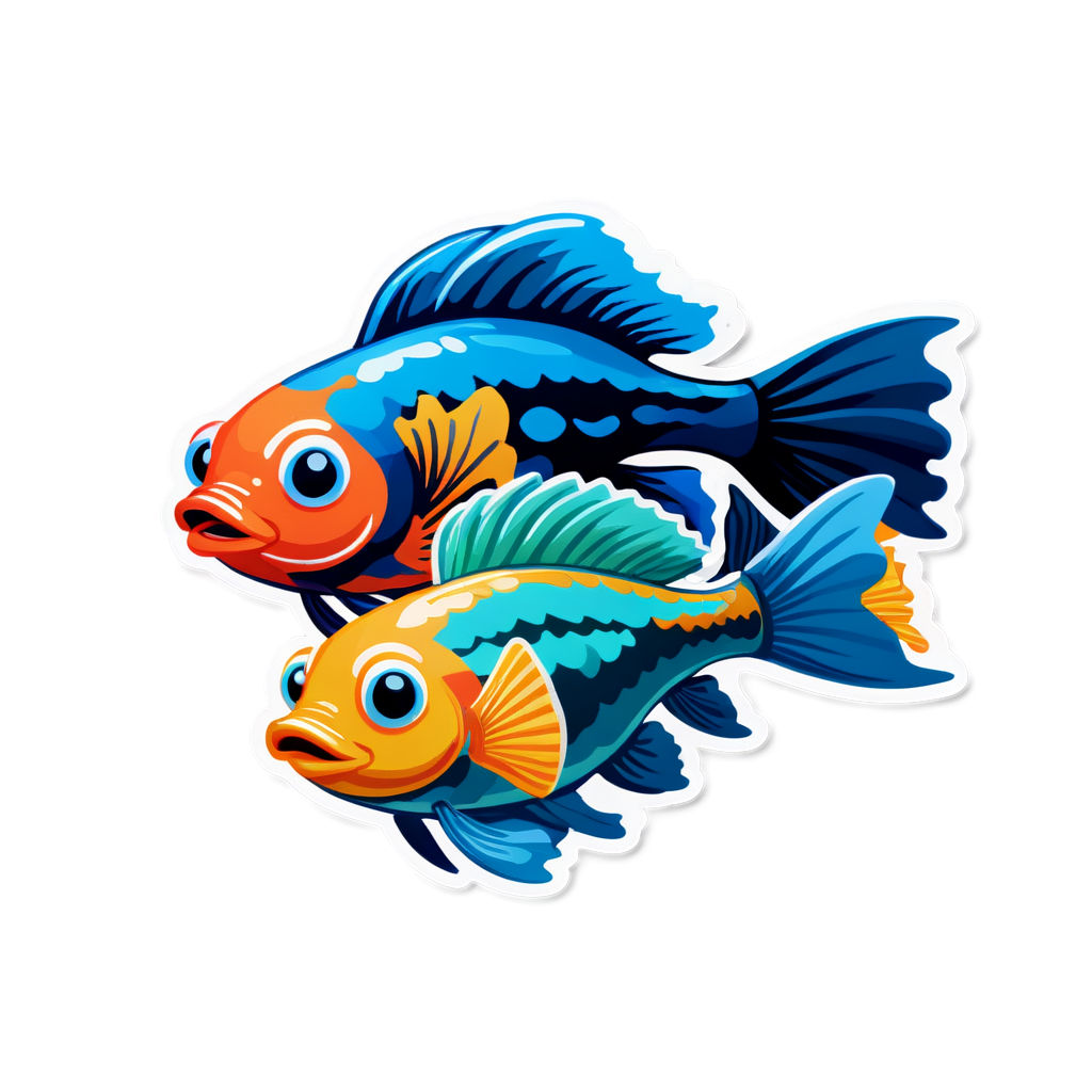 Guppies Sticker Ideas