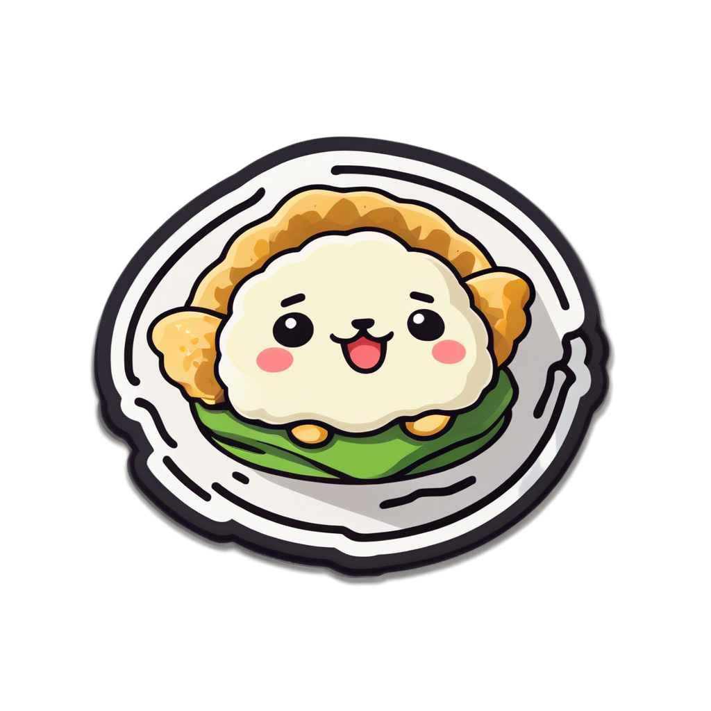 Cute Gyoza Sticker