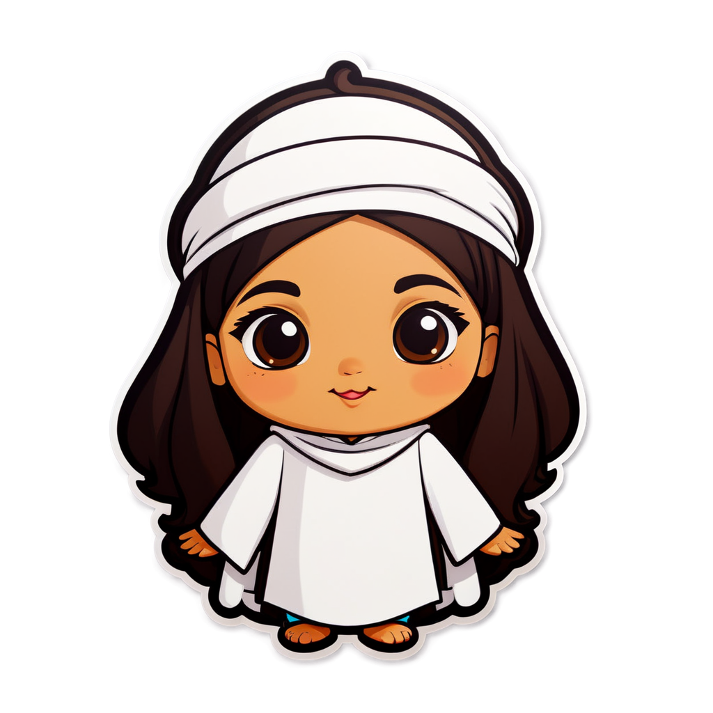 Cute Habibi Sticker