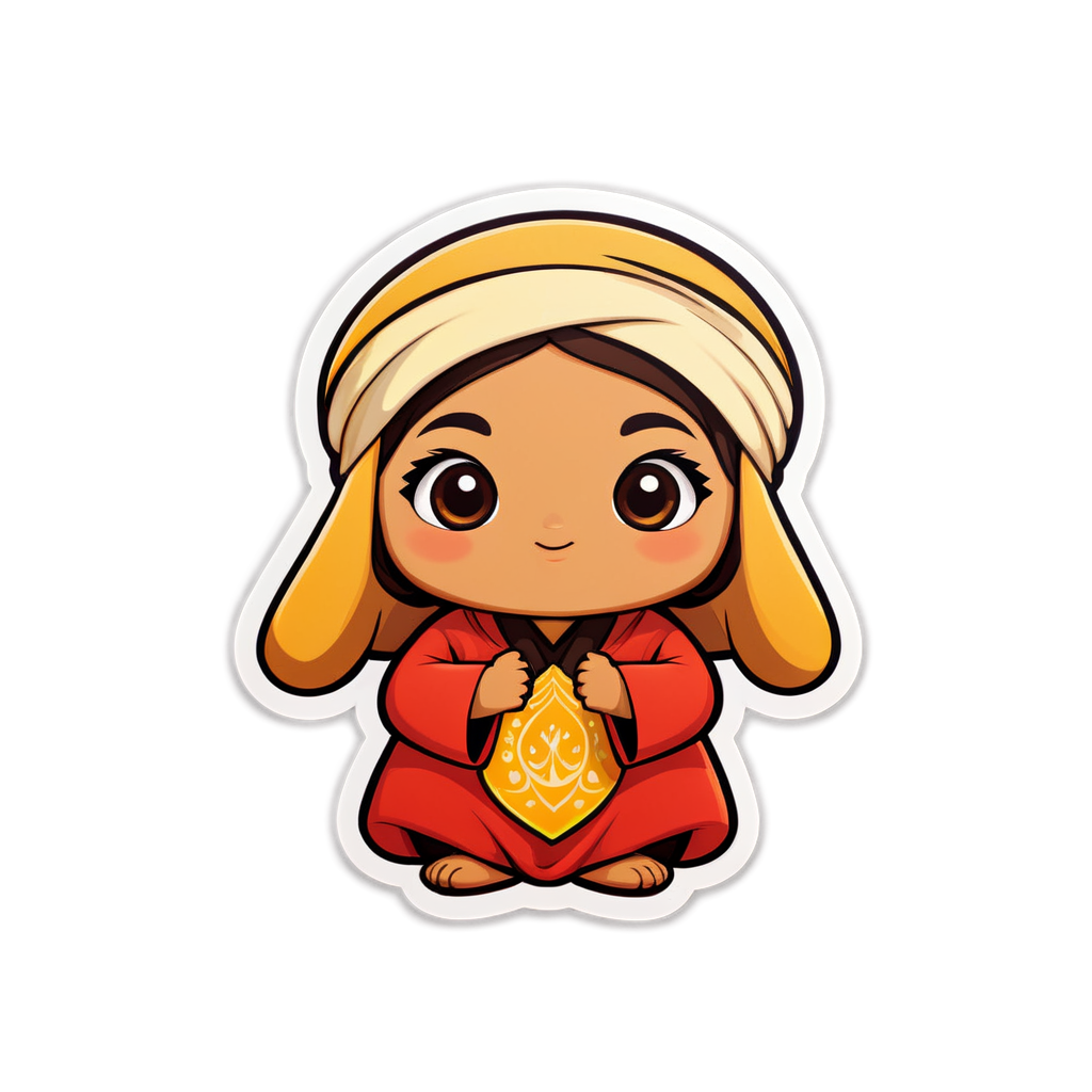 Cute Habibi Sticker