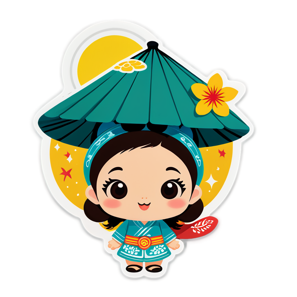 Cute Hanoi Sticker