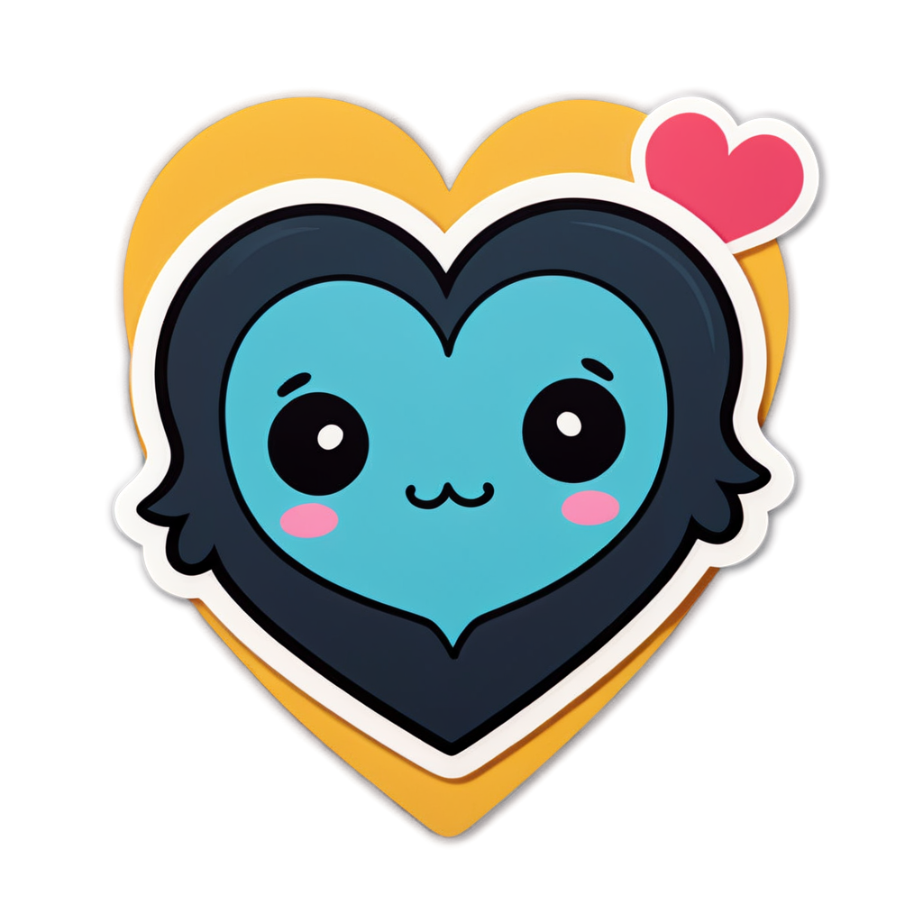 Cute Hart Sticker