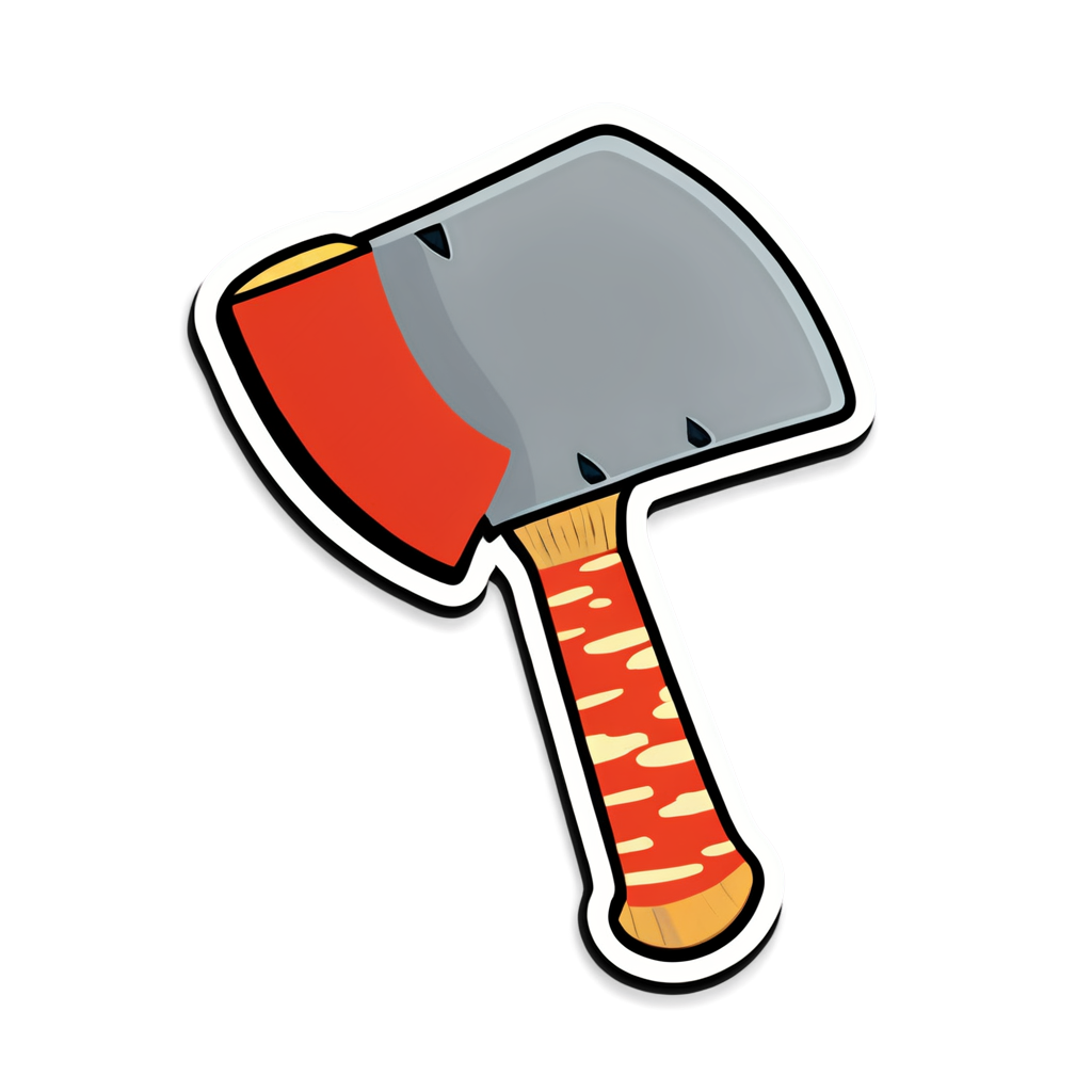 Cute Hatchet Sticker