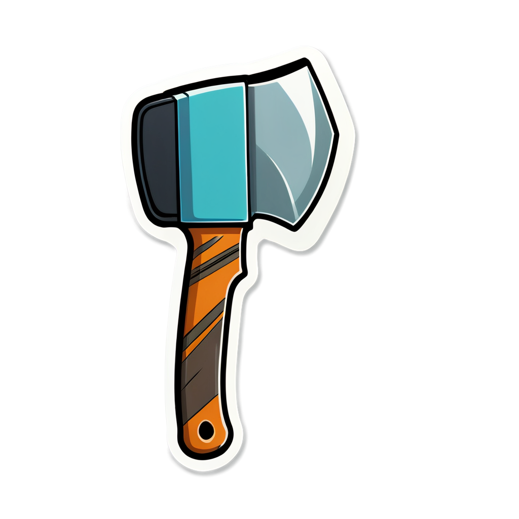 Cute Hatchet Sticker