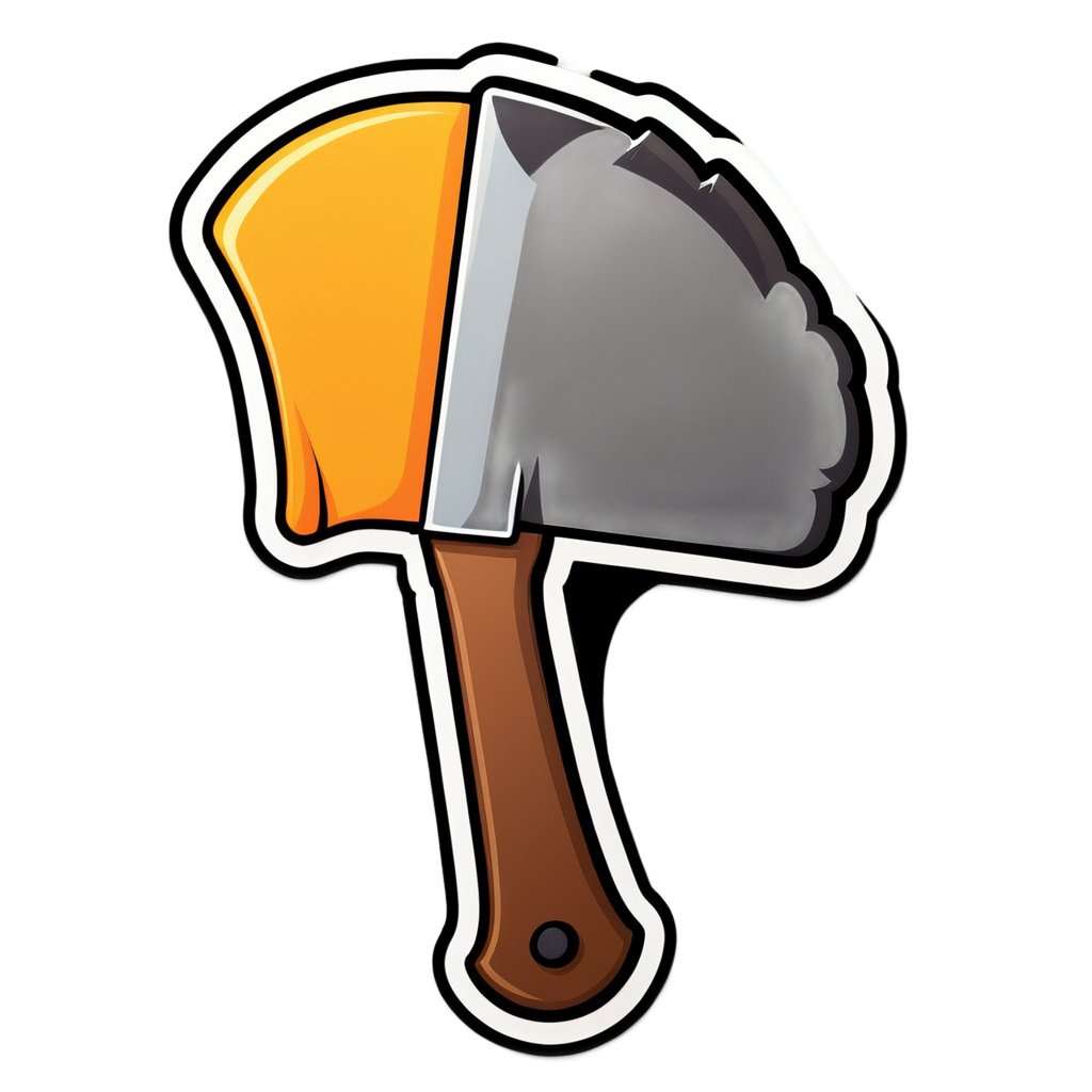 Cute Hatchet Sticker