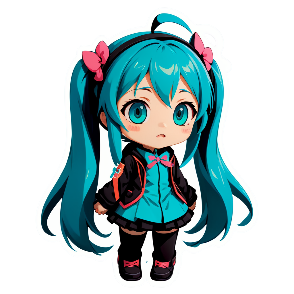 Cute Hatsune Sticker