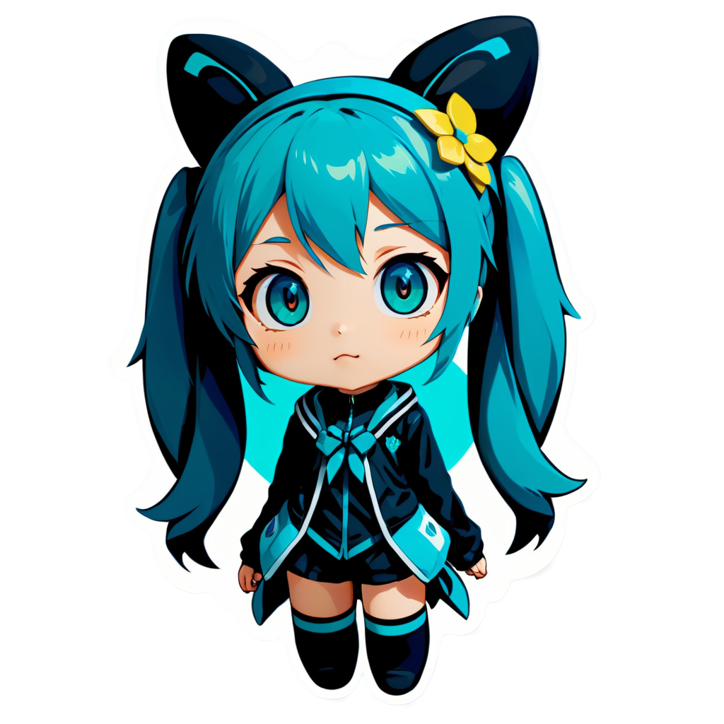 Cute Hatsune Sticker