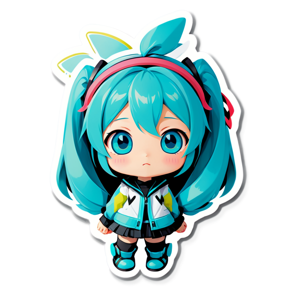 Cute Hatsune Sticker