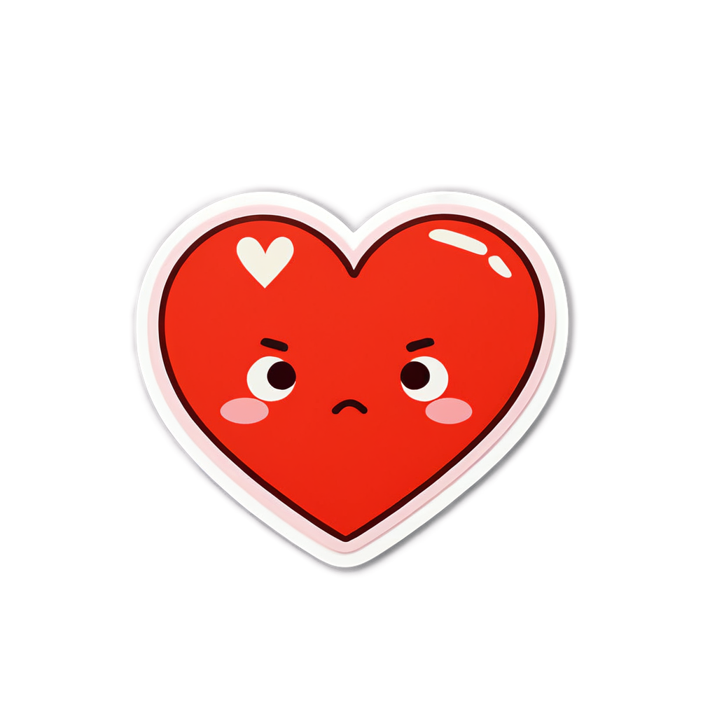 Cute Heartbreak Sticker