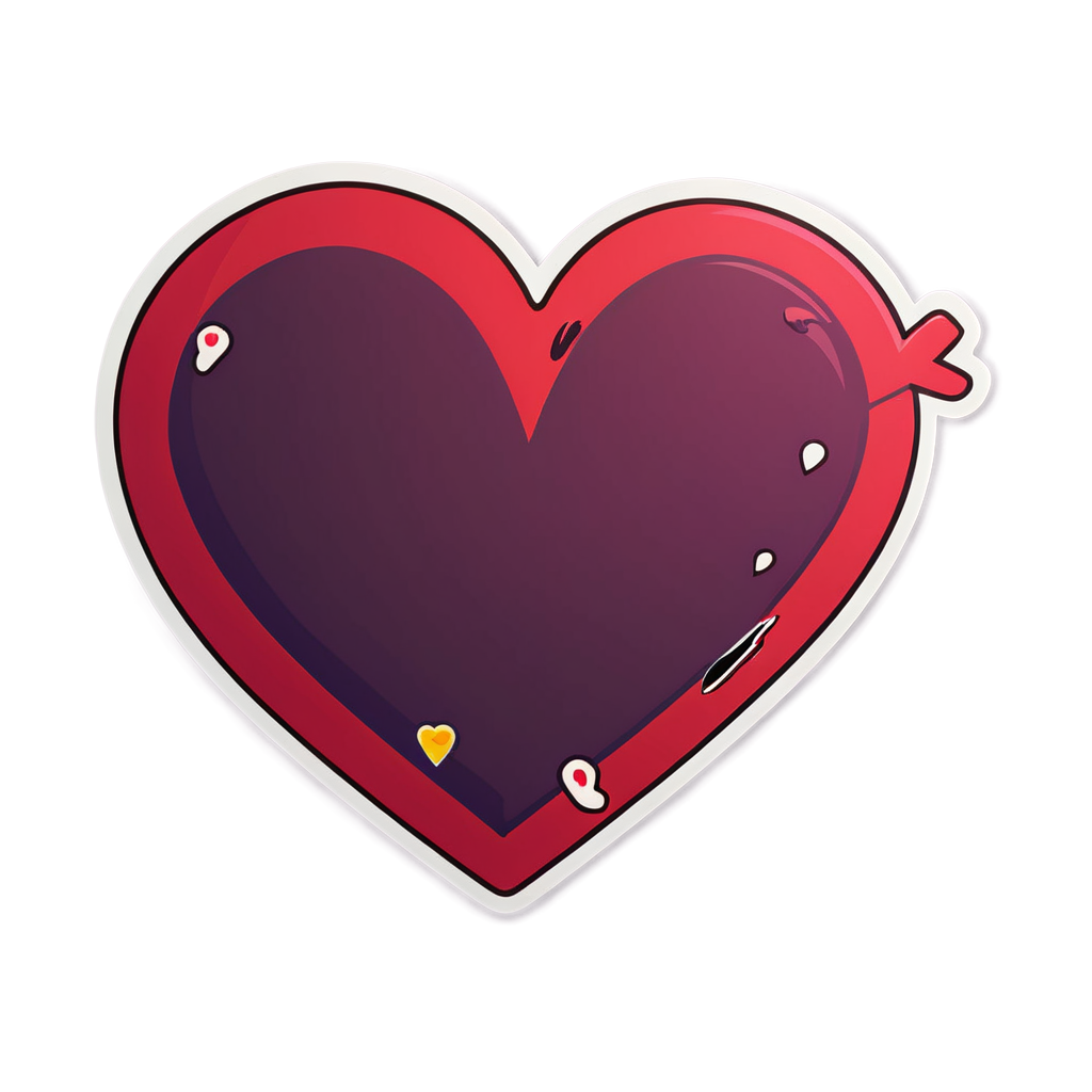 Cute Heartbreak Sticker