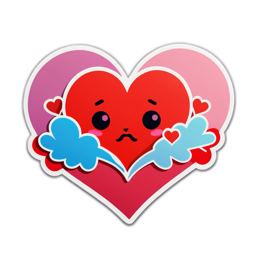 Cute Heartbreak Sticker