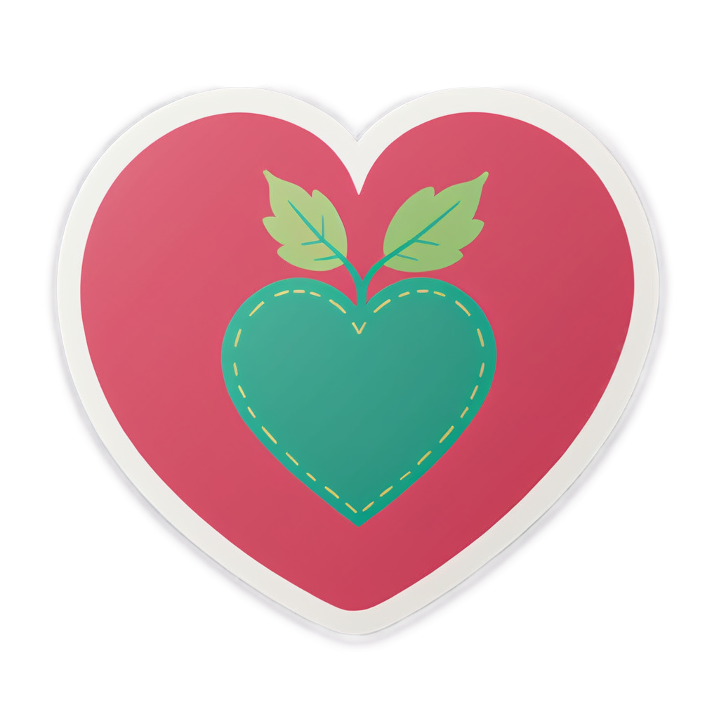 Cute Heartleaf Sticker