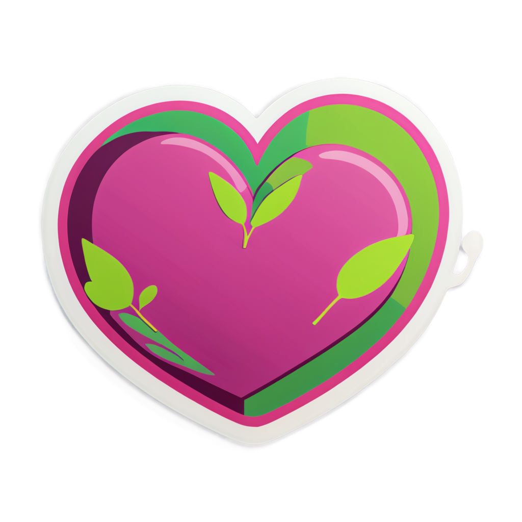 Cute Heartleaf Sticker