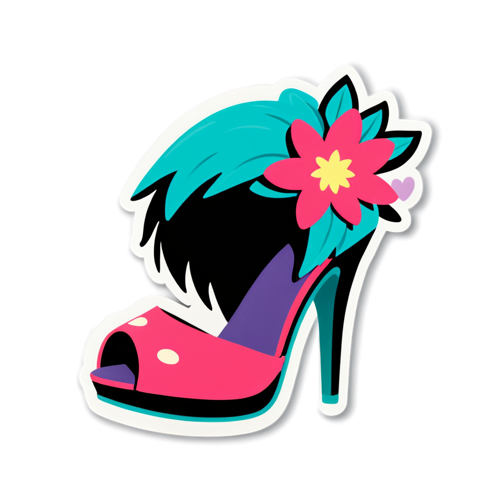 Cute Heel Sticker